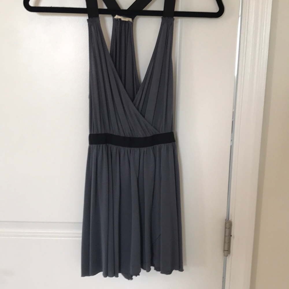 Blue/grey romper